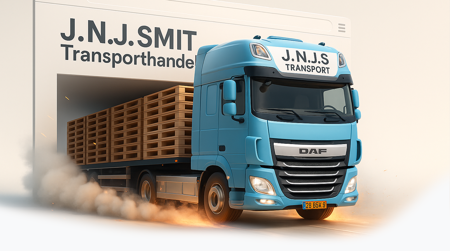 J.N.J. Smit Transporthandel Header
