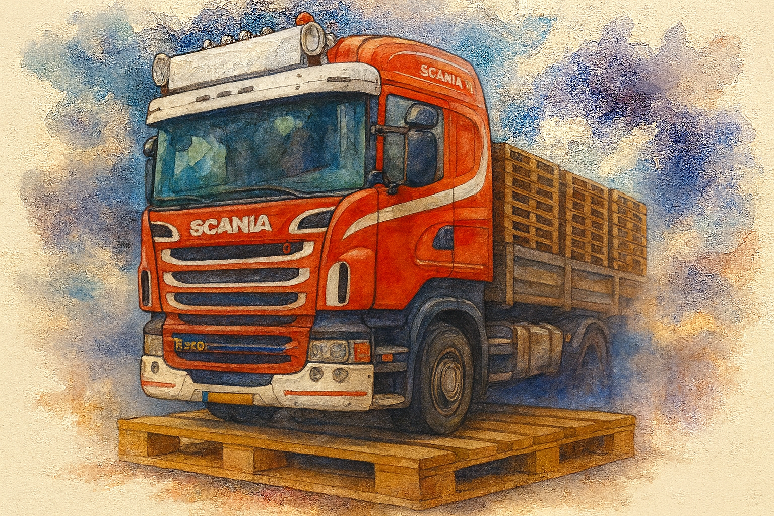 J.N.J. Smit Transporthandel - Rrode Vrachtwagen